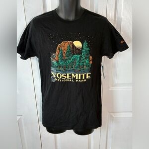 NWT  Columbia Yosemite National Park Black Short Sleeve T-Shirt
